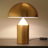 Mid-Century Metal Mushroom Table Lamp – Dome Shade