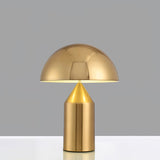 Mid-Century Metal Mushroom Table Lamp – Dome Shade