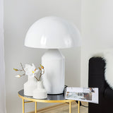 Mid-Century Metal Mushroom Table Lamp – Dome Shade