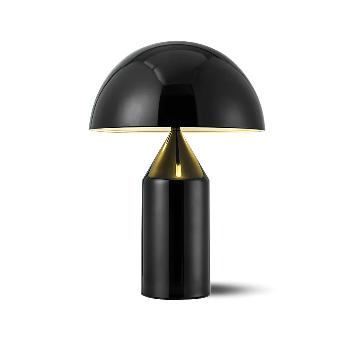 Mid-Century Metal Mushroom Table Lamp – Dome Shade