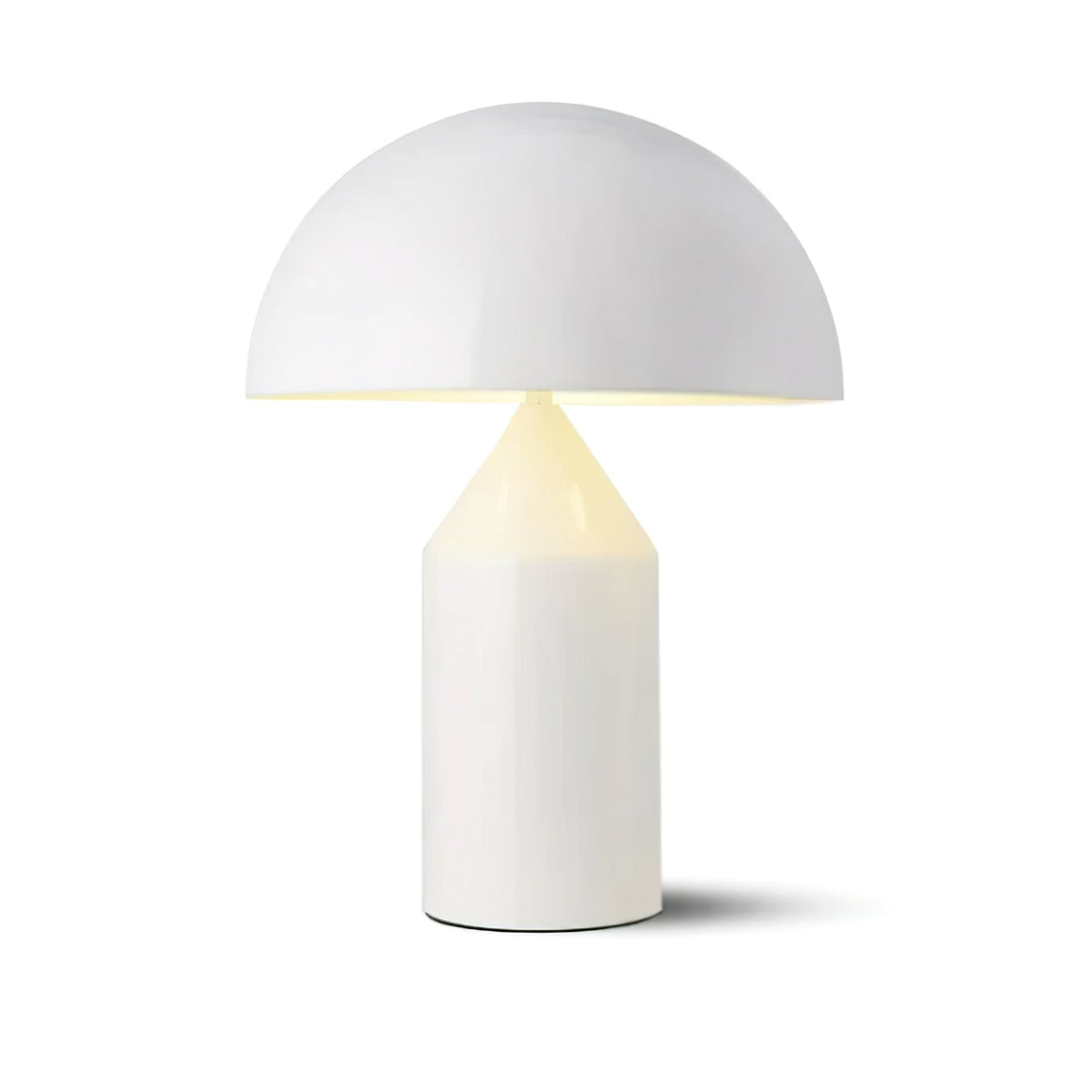 Mid-Century Metal Mushroom Table Lamp – Dome Shade