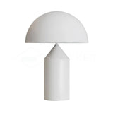 Mid-Century Metal Mushroom Table Lamp – Dome Shade