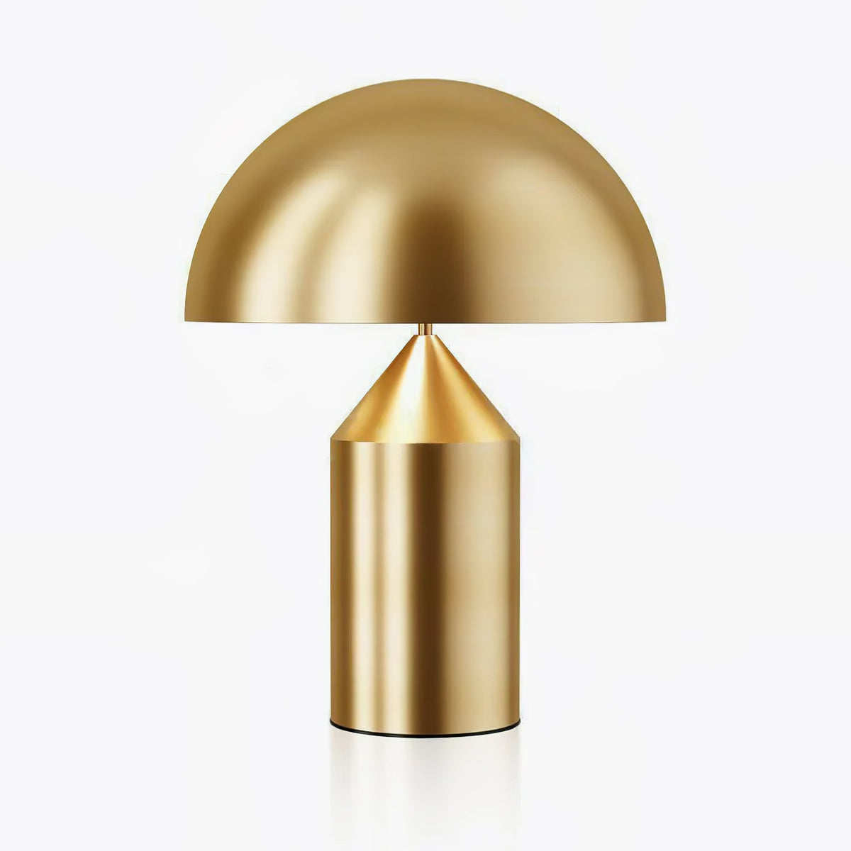 Mid-Century Metal Mushroom Table Lamp – Dome Shade