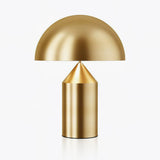 Mid-Century Metal Mushroom Table Lamp – Dome Shade
