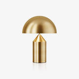 Mid-Century Metal Mushroom Table Lamp – Dome Shade