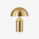 Mid-Century Metal Mushroom Table Lamp – Dome Shade