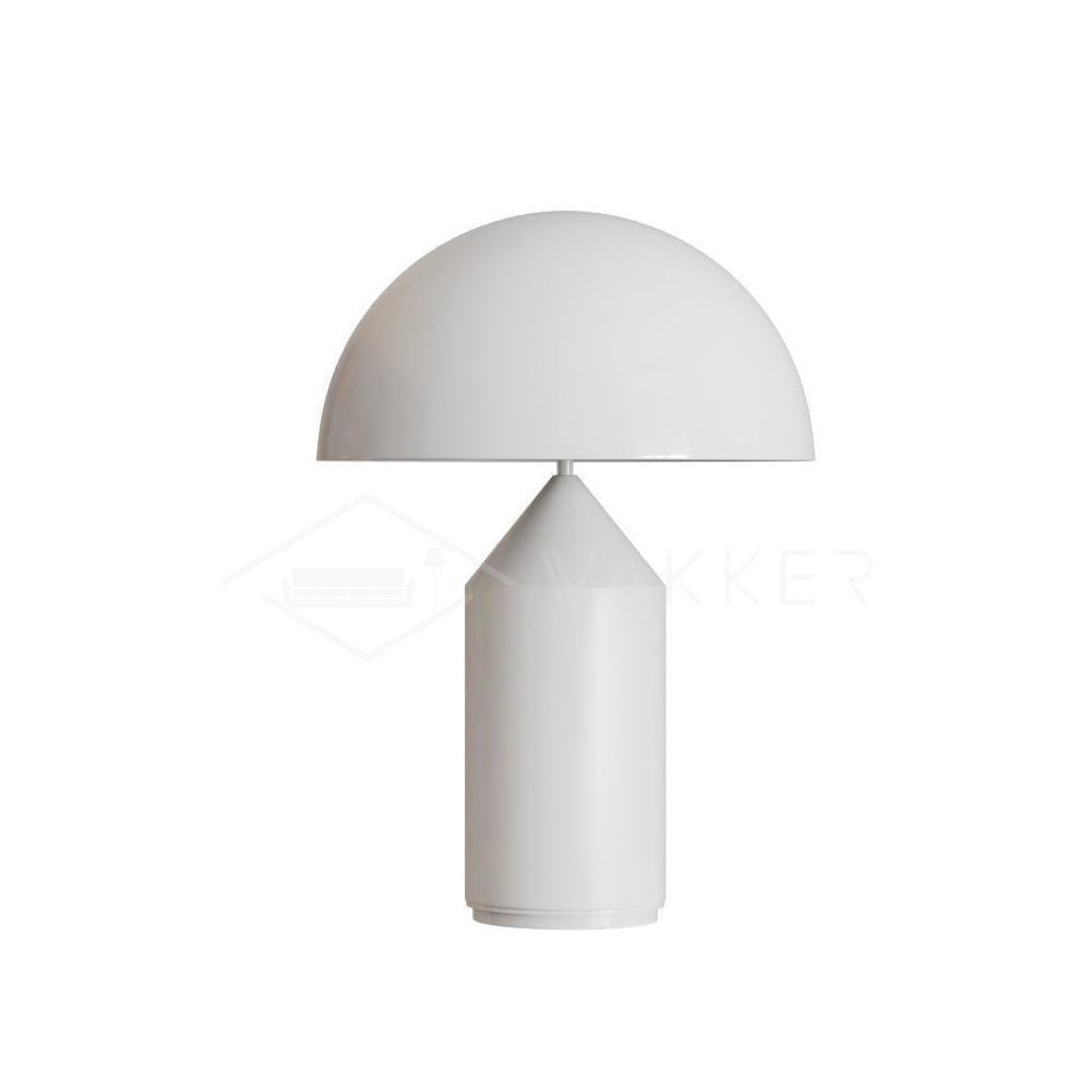 Mid-Century Metal Mushroom Table Lamp – Dome Shade