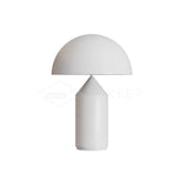 Mid-Century Metal Mushroom Table Lamp – Dome Shade