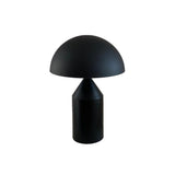 Mid-Century Metal Mushroom Table Lamp – Dome Shade