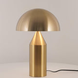 Mid-Century Metal Mushroom Table Lamp – Dome Shade