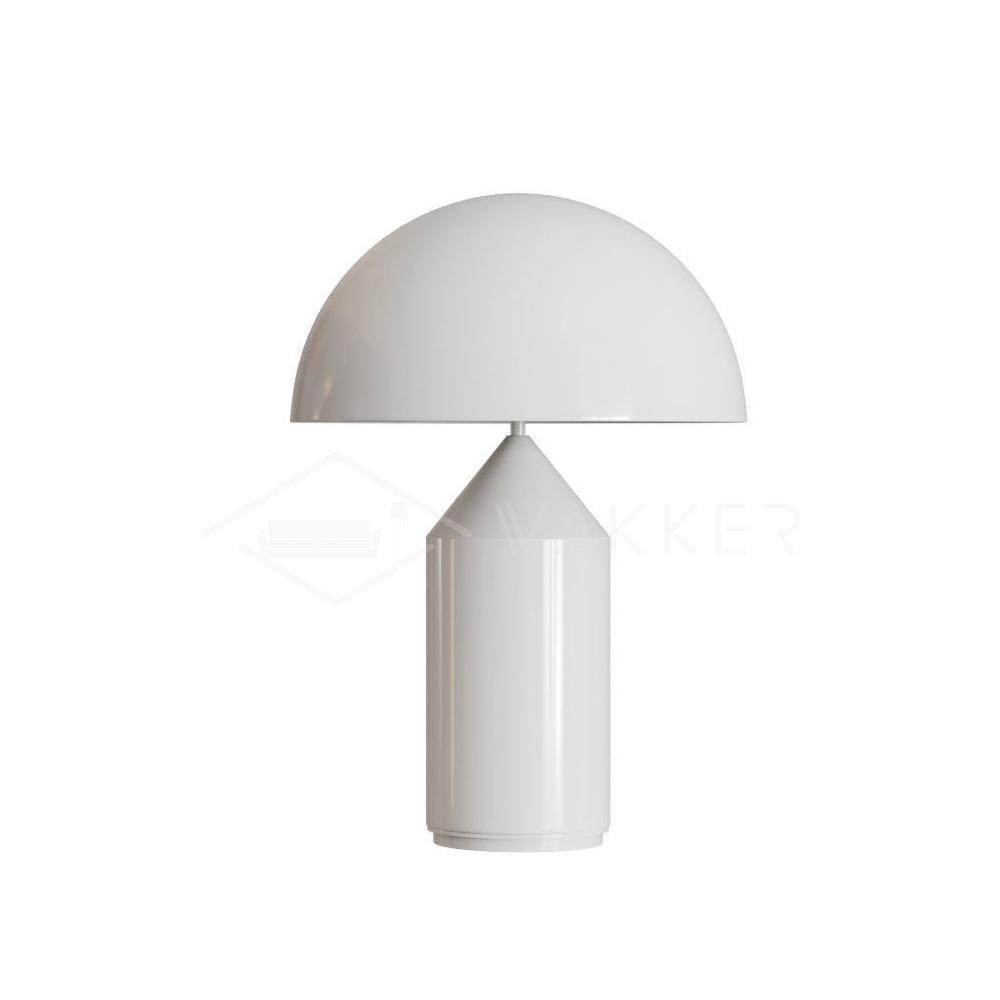 Mid-Century Metal Mushroom Table Lamp – Dome Shade