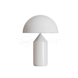 Mid-Century Metal Mushroom Table Lamp – Dome Shade