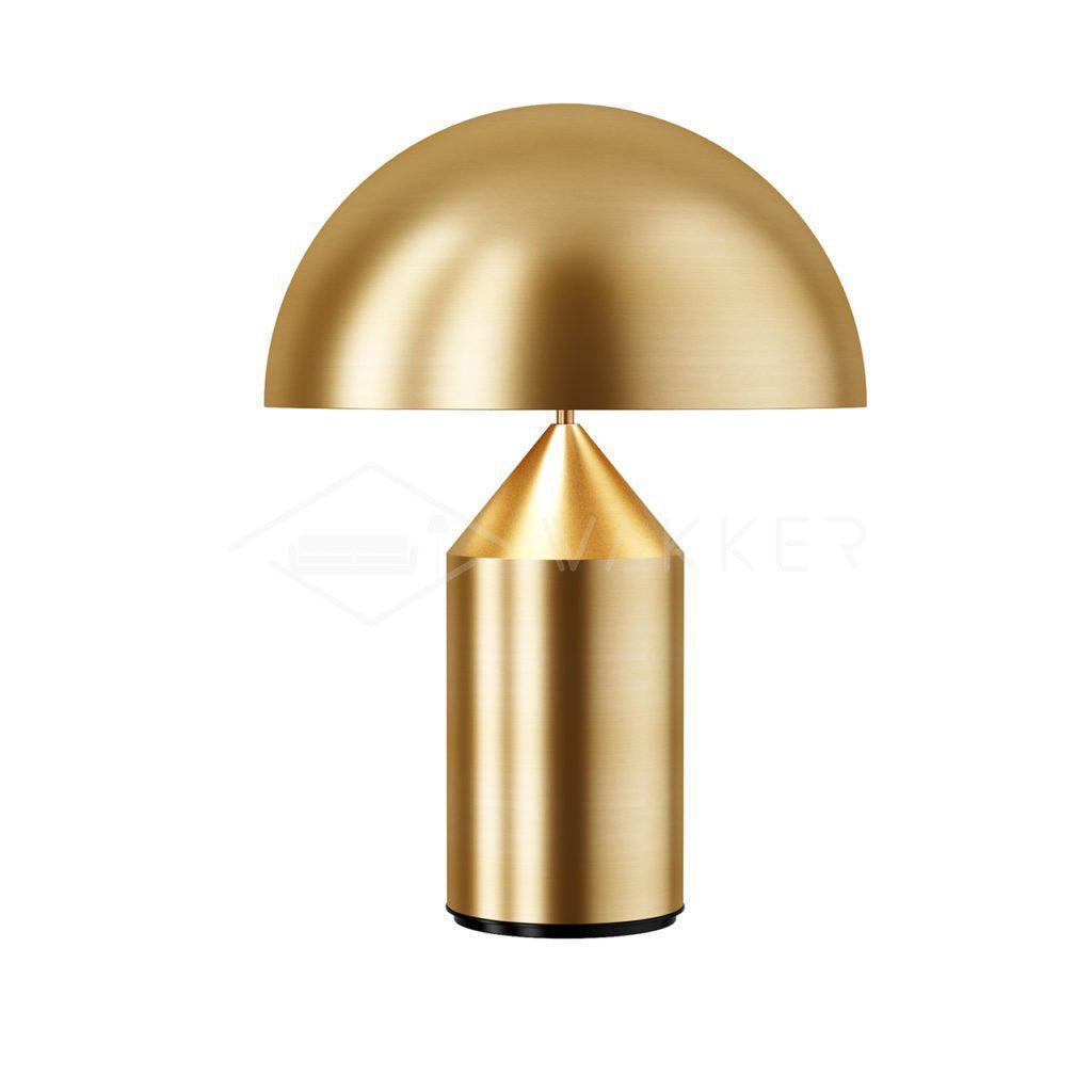 Mid-Century Metal Mushroom Table Lamp – Dome Shade