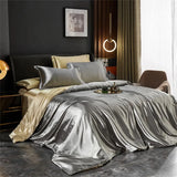 Fenoss® Mulberry Silk Luxury Bedding Set (4 Pcs)
