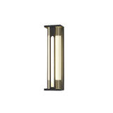 Modern Black Outdoor Wall Light – Solar Sconce for Porch