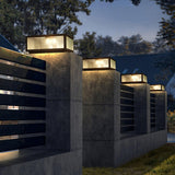 Modern Black Garden Light – Low Post Light for Patio
