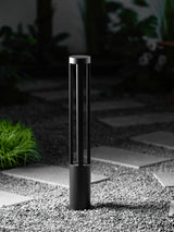 Modern Black Bollard Light – Cylinder Path Light for Garden