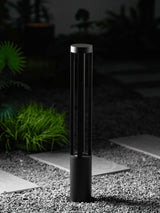 Modern Black Bollard Light – Cylinder Path Light for Garden