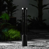Modern Black Bollard Light – Cylinder Path Light for Garden