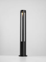 Modern Black Bollard Light – Cylinder Path Light for Garden