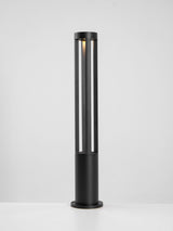Modern Black Bollard Light – Cylinder Path Light for Garden