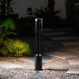 Modern Black Bollard Light – Cylinder Path Light for Garden