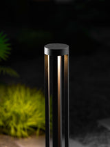 Modern Black Bollard Light – Cylinder Path Light for Garden