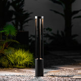 Modern Black Bollard Light – Cylinder Path Light for Garden