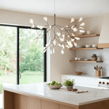 Modern Black Metal Branch Chandelier – Firefly LED