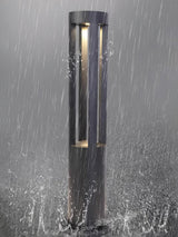 Modern Black Bollard Light – Cylinder Path Light for Garden