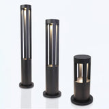 Modern Black Bollard Light – Cylinder Path Light for Garden