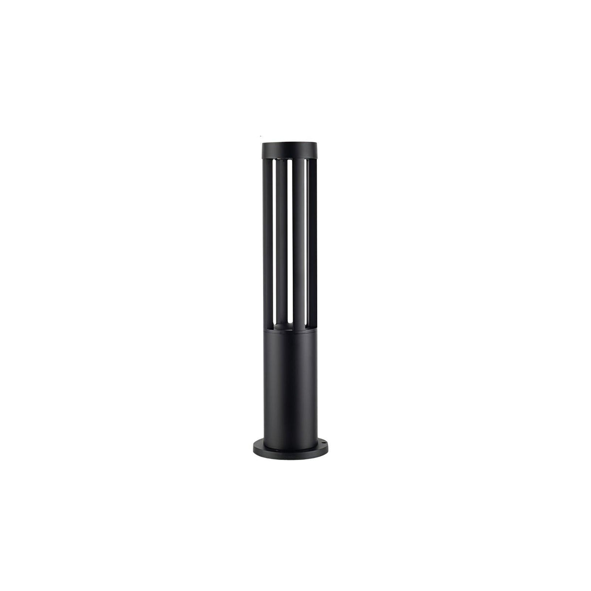 Modern Black Bollard Light – Cylinder Path Light for Garden