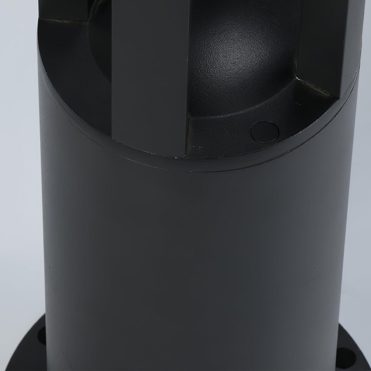 Modern Black Bollard Light – Cylinder Path Light for Garden