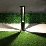 Modern Black Bollard Light – Cylinder Path Light for Garden