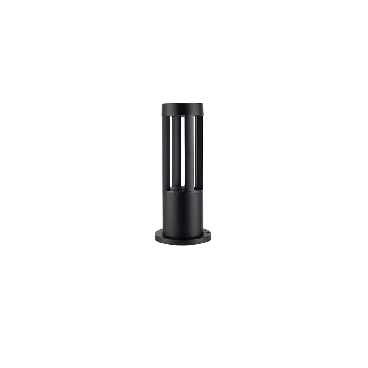 Modern Black Bollard Light – Cylinder Path Light for Garden