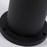 Modern Black Bollard Light – Cylinder Path Light for Garden
