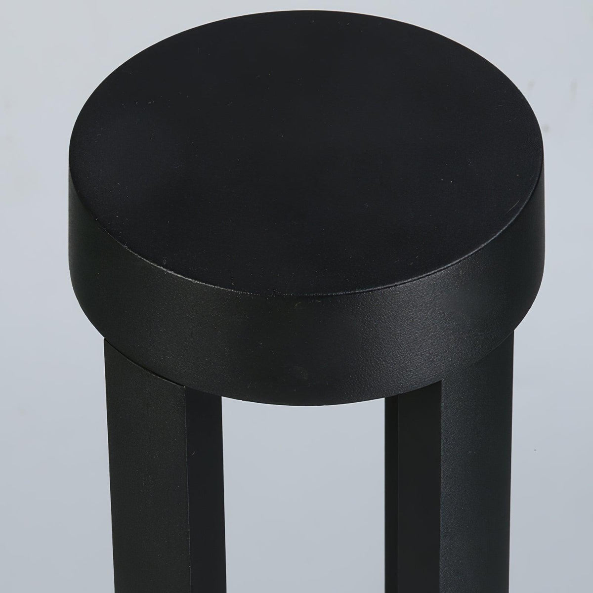 Modern Black Bollard Light – Cylinder Path Light for Garden