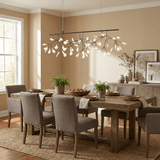 Modern Black Metal Branch Chandelier – Firefly LED