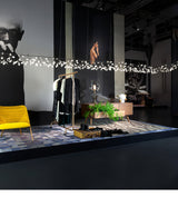 Modern Black Metal Branch Chandelier – Firefly LED