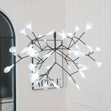 Modern Black Metal Branch Chandelier – Firefly LED