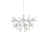 Modern Black Metal Branch Chandelier – Firefly LED