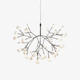 Modern Black Metal Branch Chandelier – Firefly LED
