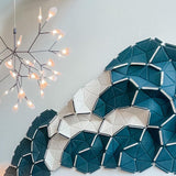 Modern Black Metal Branch Chandelier – Firefly LED