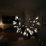 Modern Black Metal Branch Chandelier – Firefly LED