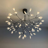 Modern Black Metal Branch Chandelier – Firefly LED