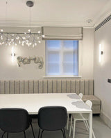 Modern Black Metal Branch Chandelier – Firefly LED