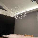 Modern Black Metal Branch Chandelier – Firefly LED