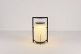 Modern Glass Lantern Table Lamp – Solar Lamp for Patio