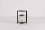 Modern Glass Lantern Table Lamp – Solar Lamp for Patio