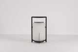 Modern Glass Lantern Table Lamp – Solar Lamp for Patio